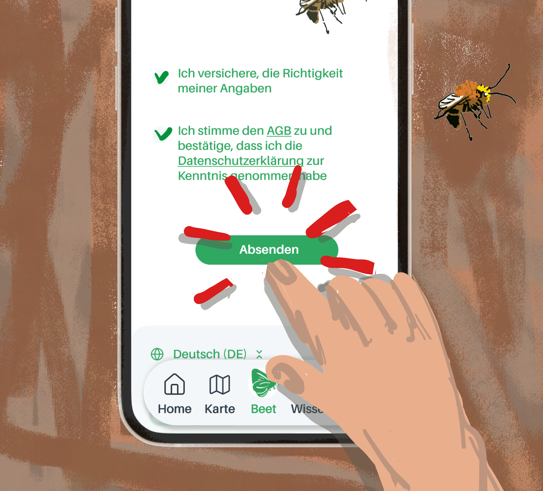 Schritt 3: Sende deine Anfrage per Formular